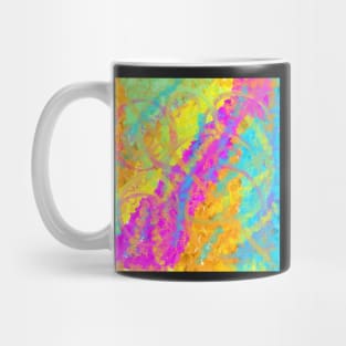 COLOUR BUBBLE SPLASH ABSTRACT WEARABLE ART Mug